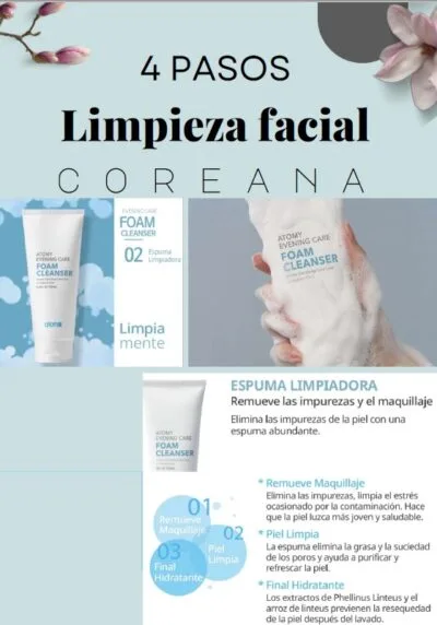 Limpieza facial Coreana 2 paso