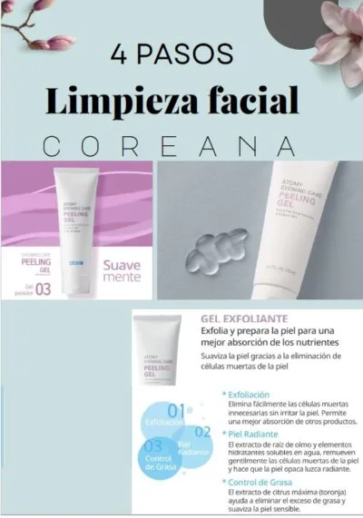 Limpieza facial Coreana 3 paso