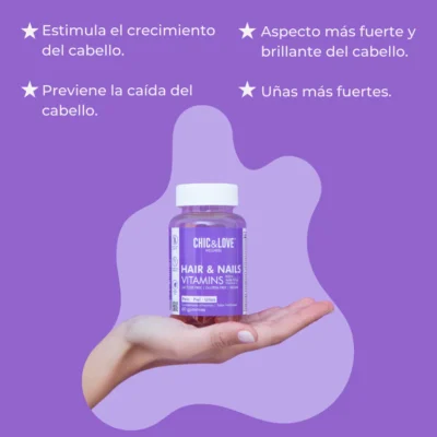 Hair&Nails Vitaminas Gominolas - Imagen 2